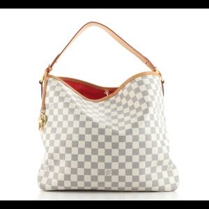 Authentic. Louis Vuitton Delightful MM Damien Azur #N41448. Pre-owned
